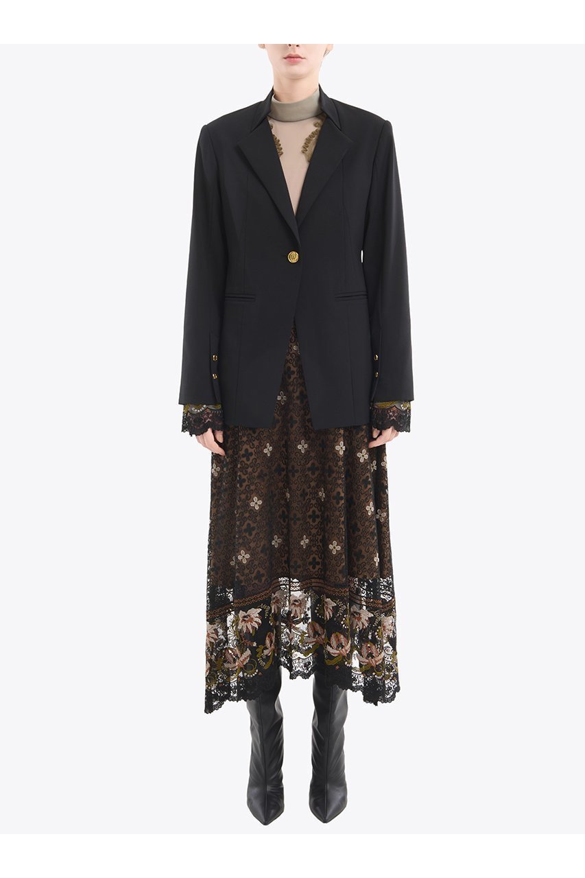 【ミューラル/MURRAL】のSlit sleeve lace ジャケット 人気、トレンドファッション・服の通販 founy(ファニー) 　ファッション　Fashion　レディースファッション　Fashion for Women　アウター　Coat / Outerwear Collection　レディースジャケット・軽アウター　Jackets　2025年　2025　2025-2026秋冬・A/W　Autumn/Winter 2025–26 AW25–26　エレガント 上品　Elegant　オケージョン　Occasion Wear　カフス　Cuff Design　コレクション　Collection, Seasonal Line　ジャケット　Jacket, Outerwear　スリット　Slit, Slit Detail　スリーブ　Sleeve, Long Sleeve / Short Sleeve　モチーフ　Motif, Design Theme　レース　Lace, Lace Fabric　新作・新入荷　New Arrivals / New In　A/W・秋冬　Autumn/Winter　other-8|ID: prp329100004639154 ipo3291000000033439143