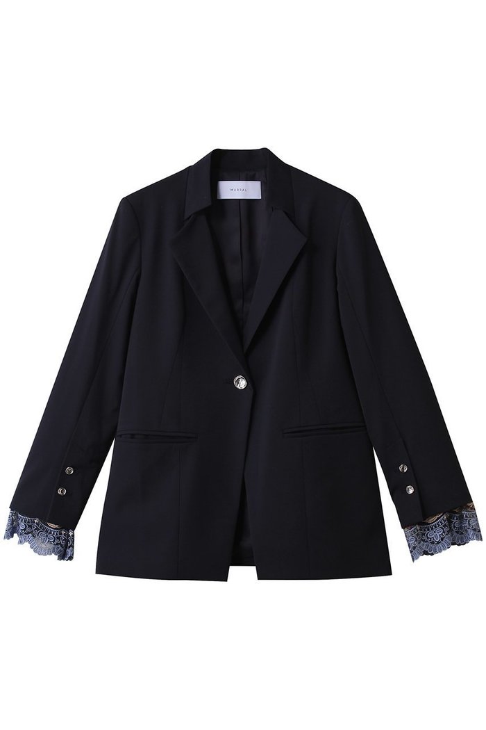 【ミューラル/MURRAL】のSlit sleeve lace ジャケット インテリア・キッズ・メンズ・レディースファッション・服の通販 founy(ファニー) https://founy.com/ ファッション Fashion レディースファッション Fashion for Women アウター Coat / Outerwear Collection レディースジャケット・軽アウター Jackets 2025年 2025 2025-2026秋冬・A/W Autumn/Winter 2025–26 AW25–26 エレガント 上品 Elegant オケージョン Occasion Wear カフス Cuff Design コレクション Collection, Seasonal Line ジャケット Jacket, Outerwear スリット Slit, Slit Detail スリーブ Sleeve, Long Sleeve / Short Sleeve モチーフ Motif, Design Theme レース Lace, Lace Fabric A/W・秋冬 Autumn/Winter |ID: prp329100004639154 ipo3291000000036133026