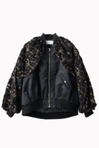 【ミューラル/MURRAL】のCamouflage エンブロイダリー ミリタリーブルゾン 人気、トレンドファッション・服の通販 founy(ファニー) ファッション Fashion レディースファッション Fashion for Women アウター Coat / Outerwear Collection レディースジャケット・軽アウター Jackets ブルゾンジャケット・スポーティアウター Blouson Jackets 2025年 2025 2025-2026秋冬・A/W Autumn/Winter 2025–26 AW25–26 エレガント 上品 Elegant エンブロイダリー Embroidery Design コレクション Collection, Seasonal Line ジャケット Jacket, Outerwear バランス Balance, Style Balance パターン Pattern, Design Print ブルゾン Blouson, Bomber Jacket ミックス Mix, Mixed Style ミリタリー Military, Army Style A/W・秋冬 Autumn/Winter thumbnail ブラック|ID: prp329100004639158 ipo3291000000033439164