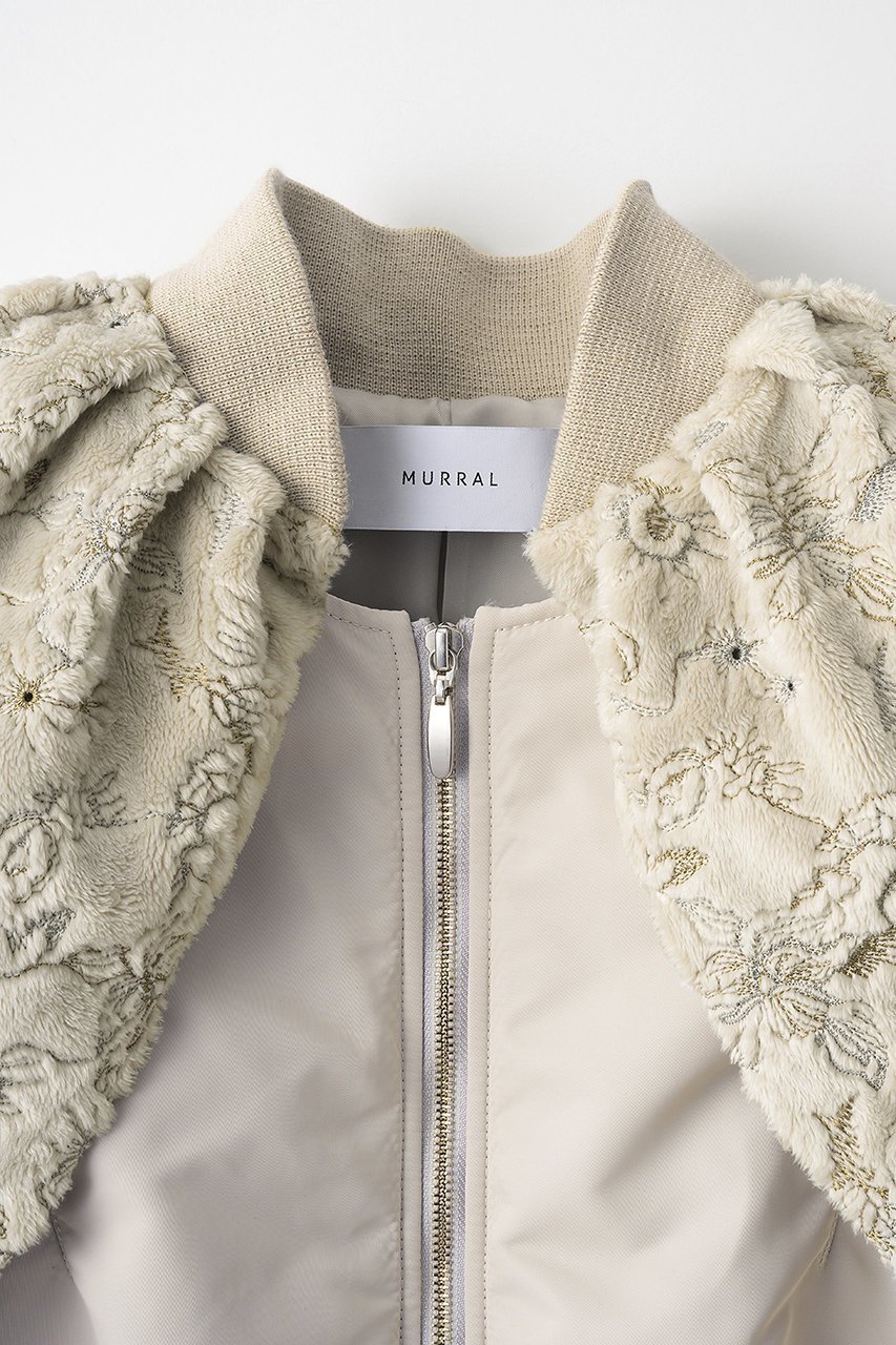 【ミューラル/MURRAL】のCamouflage エンブロイダリー ミリタリーブルゾン 人気、トレンドファッション・服の通販 founy(ファニー) 　ファッション　Fashion　レディースファッション　Fashion for Women　アウター　Coat / Outerwear Collection　レディースジャケット・軽アウター　Jackets　ブルゾンジャケット・スポーティアウター　Blouson Jackets　2025年　2025　2025-2026秋冬・A/W　Autumn/Winter 2025–26 AW25–26　2026年　2026　エレガント 上品　Elegant　エンブロイダリー　Embroidery Design　コレクション　Collection, Seasonal Line　ジャケット　Jacket, Outerwear　バランス　Balance, Style Balance　パターン　Pattern, Design Print　ブルゾン　Blouson, Bomber Jacket　ミックス　Mix, Mixed Style　ミリタリー　Military, Army Style　夏　Summer　春　Spring　S/S・春夏　SS, Spring/Summer, Warm Season　A/W・秋冬　Autumn/Winter　other-3|ID: prp329100004639158 ipo3291000000035461438