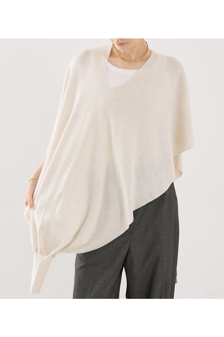 【ザ ストア バイ シー/THE STORE by C】の【COCUCA】ストールニット インテリア・キッズ・メンズ・レディースファッション・服の通販 founy(ファニー) 　ファッション　Fashion　レディースファッション　Fashion for Women　2025年　2025　2025-2026秋冬・A/W　Autumn/Winter 2025–26 AW25–26　なめらか　Smooth, Silky Texture　コンパクト　Compact, Small Size　ストール　Stole, Wrap　タートル　Turtleneck, Turtle Collar　ベーシック　Basic, Essential　ポンチョ　Poncho, Cape Style　A/W・秋冬　Autumn/Winter　オフホワイト|ID: prp329100004639162 ipo3291000000033439206