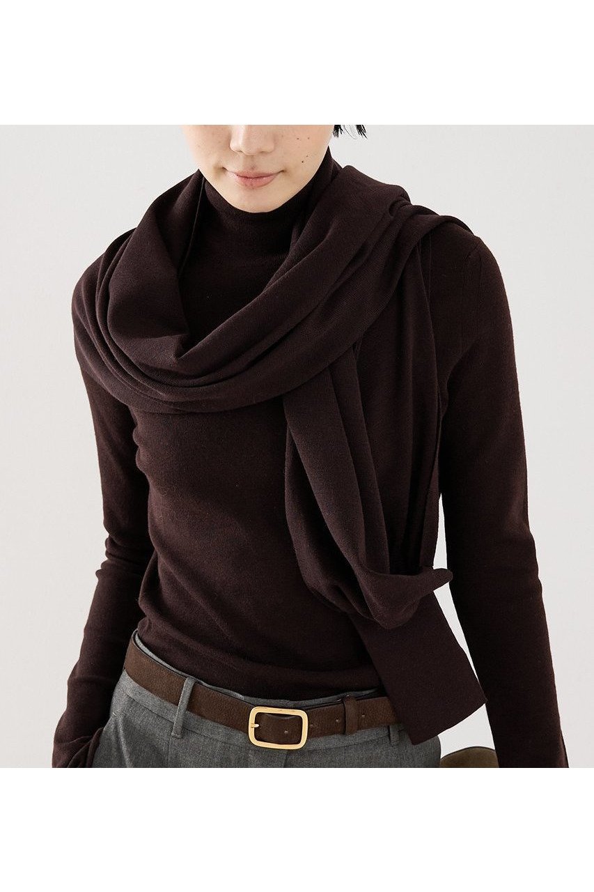 【ザ ストア バイ シー/THE STORE by C】の【COCUCA】ストールニット 人気、トレンドファッション・服の通販 founy(ファニー) 　ファッション　Fashion　レディースファッション　Fashion for Women　2025年　2025　2025-2026秋冬・A/W　Autumn/Winter 2025–26 AW25–26　なめらか　Smooth, Silky Texture　コンパクト　Compact, Small Size　ストール　Stole, Wrap　タートル　Turtleneck, Turtle Collar　ベーシック　Basic, Essential　ポンチョ　Poncho, Cape Style　A/W・秋冬　Autumn/Winter　other-6|ID: prp329100004639162 ipo3291000000033439213