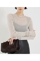 【ザ ストア バイ シー/THE STORE by C】の【COCUCA】ラメリブニット 人気、トレンドファッション・服の通販 founy(ファニー) ファッション Fashion レディースファッション Fashion for Women トップス・カットソー Cut & Sew Tops ニット Knit Tops & Sweaters カジュアルプルオーバー・ニットトップス Pullovers & Knit Tops / Casual Pullovers 2025年 2025 2025-2026秋冬・A/W Autumn/Winter 2025–26 AW25–26 なめらか Smooth, Silky Texture イタリア Italy シェイプ Shape, Slim Fit バランス Balance, Style Balance ラグジュアリー Luxury, Elegant A/W・秋冬 Autumn/Winter thumbnail シャンパンGOLD|ID: prp329100004639164 ipo3291000000033439237