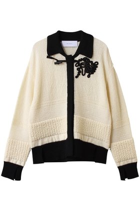 【ミューラル/MURRAL】 Trillium エンブロイダリー ニットシャツカーディガン人気、トレンドファッション・服の通販 founy(ファニー) ファッション Fashion レディースファッション Fashion for Women トップス・カットソー Cut & Sew Tops ニット Knit Tops & Sweaters カーディガン・羽織り Layered Style Cardigans シャツ・ブラウス・オフィスカジュアル Elegant Blouses & Button-Ups アイレット Eyelet Lace エレガント 上品 Elegant エンブロイダリー Embroidery Design カーディガン Cardigan, Knitwear コレクション Collection, Seasonal Line バスケット Basket, Basket Bag A/W・秋冬 Autumn/Winter 2025年 2025 2025-2026秋冬・A/W Autumn/Winter 2025–26 AW25–26 |ID:prp329100004639166