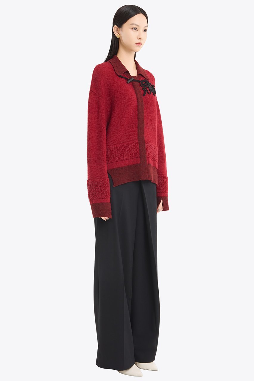 【ミューラル/MURRAL】のTrillium エンブロイダリー ニットシャツカーディガン 人気、トレンドファッション・服の通販 founy(ファニー) 　ファッション　Fashion　レディースファッション　Fashion for Women　トップス・カットソー　Cut & Sew Tops　ニット　Knit Tops & Sweaters　カーディガン・羽織り　Layered Style Cardigans　シャツ・ブラウス・オフィスカジュアル　Elegant Blouses & Button-Ups　アイレット　Eyelet Lace　エレガント 上品　Elegant　エンブロイダリー　Embroidery Design　カーディガン　Cardigan, Knitwear　コレクション　Collection, Seasonal Line　バスケット　Basket, Basket Bag　A/W・秋冬　Autumn/Winter　2025年　2025　2025-2026秋冬・A/W　Autumn/Winter 2025–26 AW25–26　other-8|ID: prp329100004639166 ipo3291000000035492468