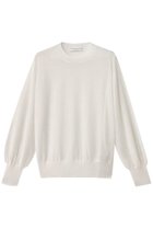 【ベイジ,/BEIGE,】のCADDO(キャドー)/シアーウールクルーネックトップス 人気、トレンドファッション・服の通販 founy(ファニー) ファッション Fashion レディースファッション Fashion for Women トップス・カットソー Cut & Sew Tops ニット Knit Tops & Sweaters カジュアルプルオーバー・ニットトップス Pullovers & Knit Tops / Casual Pullovers ギャザー Gathered, Ruffled シアー Sheer, See-Through シンプル Simple, Minimal ボトム Bottoms, Lower Wear ロング Long, Long-Length 新作・新入荷 New Arrivals / New In thumbnail Ecru|ID: prp329100004639168 ipo3291000000033439267