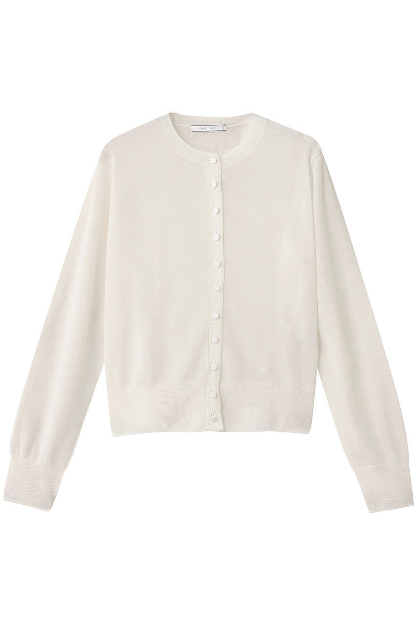 【ベイジ,/BEIGE,】のCADDO(キャドー)/シアーウールカーディガン インテリア・キッズ・メンズ・レディースファッション・服の通販 founy(ファニー) 　ファッション　Fashion　レディースファッション　Fashion for Women　トップス・カットソー　Cut & Sew Tops　ニット　Knit Tops & Sweaters　カーディガン・羽織り　Layered Style Cardigans　カーディガン　Cardigan, Knitwear　シアー　Sheer, See-Through　新作・新入荷　New Arrivals / New In　羽織　Haori, Light Jacket　Ecru|ID: prp329100004639170 ipo3291000000033439279