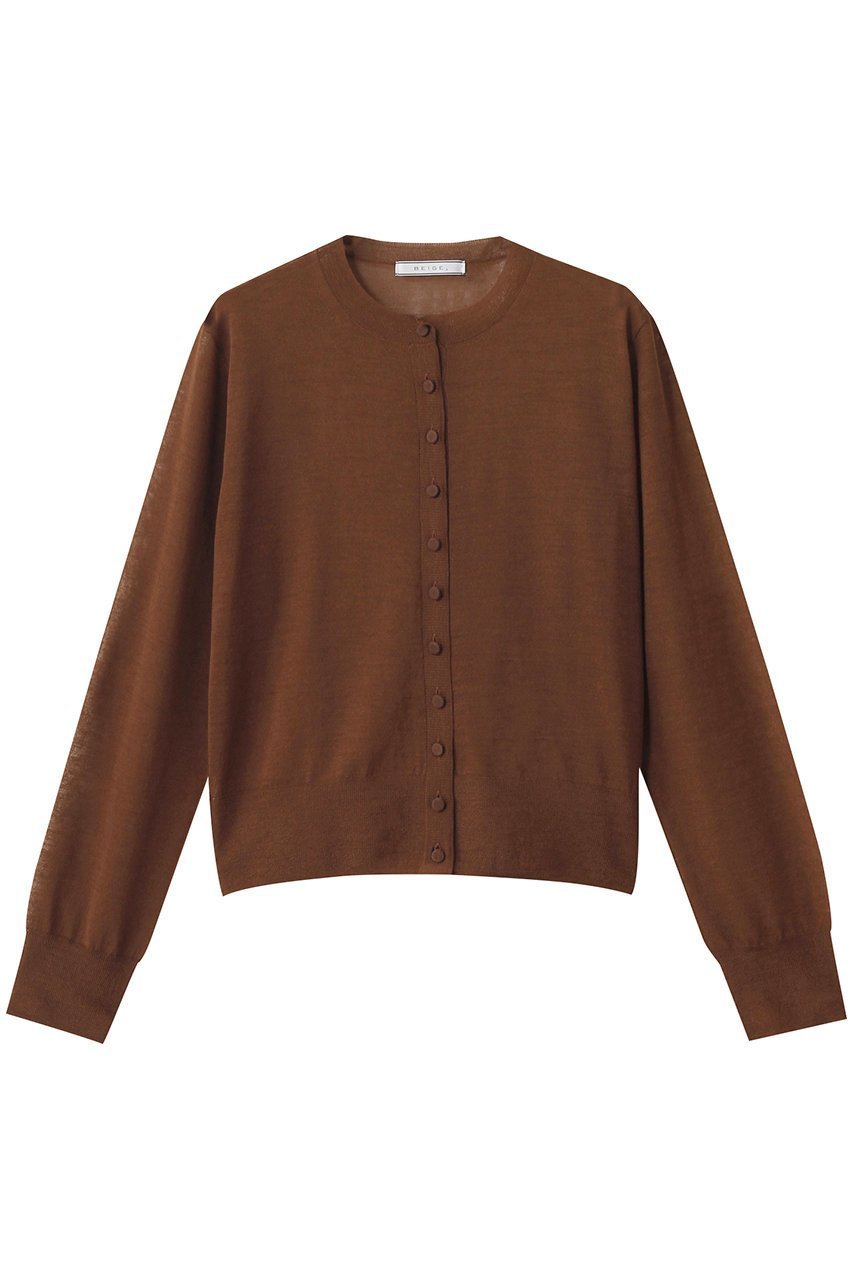 【ベイジ,/BEIGE,】のCADDO(キャドー)/シアーウールカーディガン インテリア・キッズ・メンズ・レディースファッション・服の通販 founy(ファニー) 　ファッション　Fashion　レディースファッション　Fashion for Women　トップス・カットソー　Cut & Sew Tops　ニット　Knit Tops & Sweaters　カーディガン・羽織り　Layered Style Cardigans　カーディガン　Cardigan, Knitwear　シアー　Sheer, See-Through　新作・新入荷　New Arrivals / New In　羽織　Haori, Light Jacket　Brown|ID: prp329100004639170 ipo3291000000033439280