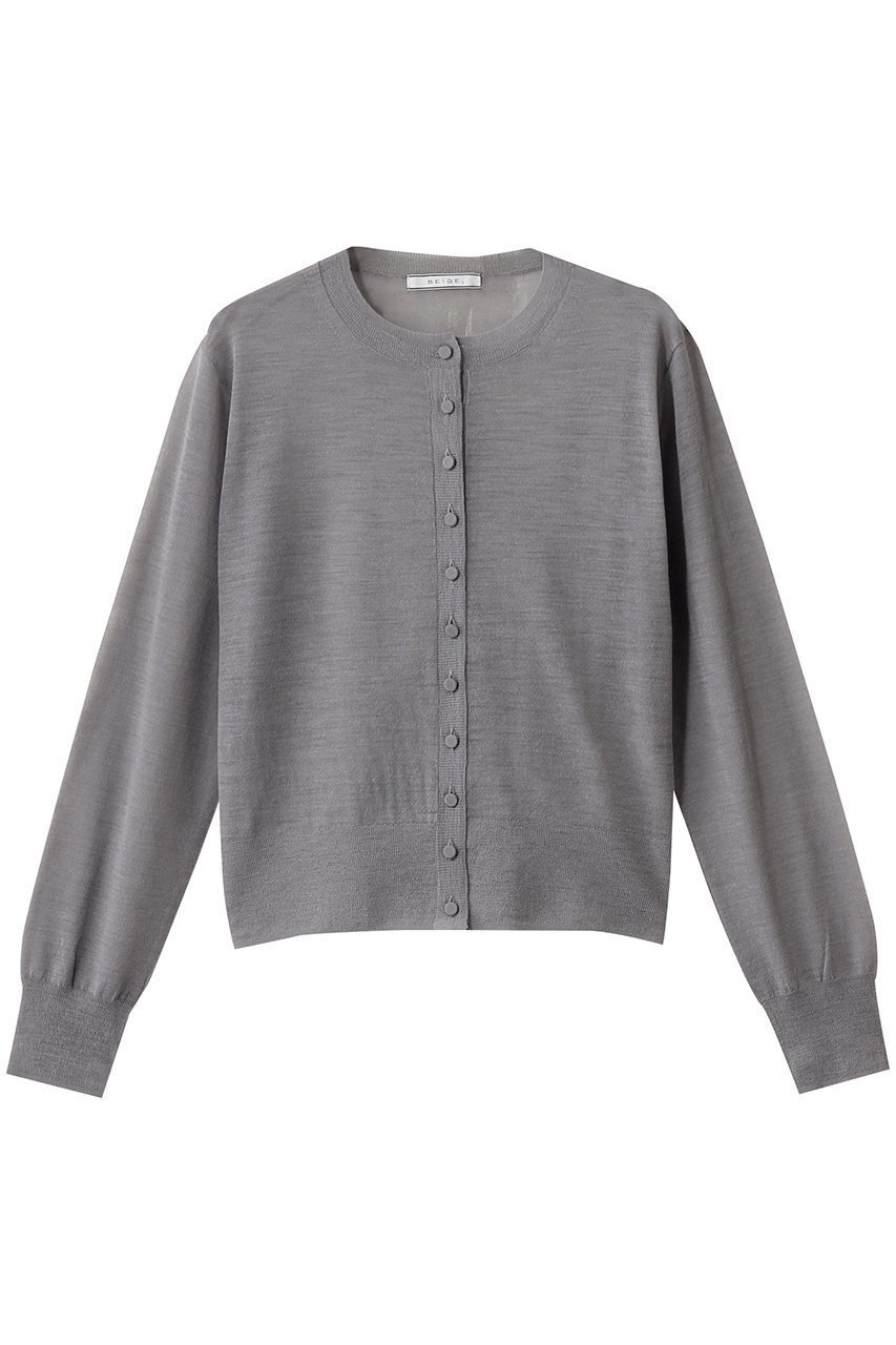 【ベイジ,/BEIGE,】のCADDO(キャドー)/シアーウールカーディガン インテリア・キッズ・メンズ・レディースファッション・服の通販 founy(ファニー) 　ファッション　Fashion　レディースファッション　Fashion for Women　トップス・カットソー　Cut & Sew Tops　ニット　Knit Tops & Sweaters　カーディガン・羽織り　Layered Style Cardigans　カーディガン　Cardigan, Knitwear　シアー　Sheer, See-Through　新作・新入荷　New Arrivals / New In　羽織　Haori, Light Jacket　Md.Gray|ID: prp329100004639170 ipo3291000000033439282