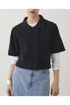 【ウィムガゼット/Whim Gazette】の【THE PAUSE】ベロアニットショートカーディガン 人気、トレンドファッション・服の通販 founy(ファニー) ファッション Fashion レディースファッション Fashion for Women トップス・カットソー Cut & Sew Tops ニット Knit Tops & Sweaters カーディガン・羽織り Layered Style Cardigans ベロアトップス Velour Tops / Velvet-Look Items 2025年 2025 2025-2026秋冬・A/W Autumn/Winter 2025–26 AW25–26 おすすめ Recommended / Our Picks カットソー Cut and Sewn Top カーディガン Cardigan, Knitwear クラシカル Classical, Vintage-Inspired ショート Short, Short Length ジャケット Jacket, Outerwear スマート Smart, Elegant セットアップ Set-Up, Coordinated Outfit ダブル Double, Double-Breasted ベロア Velour, Soft Velvet ロング Long, Long-Length 半袖 Short Sleeve, Half Sleeve A/W・秋冬 Autumn/Winter thumbnail ブラック|ID: prp329100004639172 ipo3291000000033439294