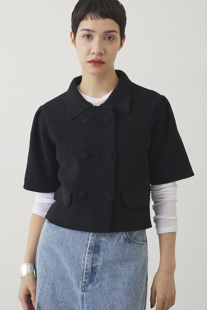 【ウィムガゼット/Whim Gazette】の【THE PAUSE】ベロアニットショートカーディガン インテリア・キッズ・メンズ・レディースファッション・服の通販 founy(ファニー) https://founy.com/ ファッション Fashion レディースファッション Fashion for Women トップス・カットソー Cut & Sew Tops ニット Knit Tops & Sweaters カーディガン・羽織り Layered Style Cardigans ベロアトップス Velour Tops / Velvet-Look Items おすすめ Recommended / Our Picks カットソー Cut and Sewn Top カーディガン Cardigan, Knitwear クラシカル Classical, Vintage-Inspired ショート Short, Short Length ジャケット Jacket, Outerwear スマート Smart, Elegant セットアップ Set-Up, Coordinated Outfit ダブル Double, Double-Breasted ベロア Velour, Soft Velvet ロング Long, Long-Length 半袖 Short Sleeve, Half Sleeve |ID: prp329100004639172 ipo3291000000035868367