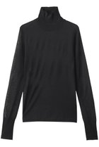 【カナコ サカイ/KANAKO SAKAI】のSHEER ニット タートルネック ブラック|ID:prp329100004639175