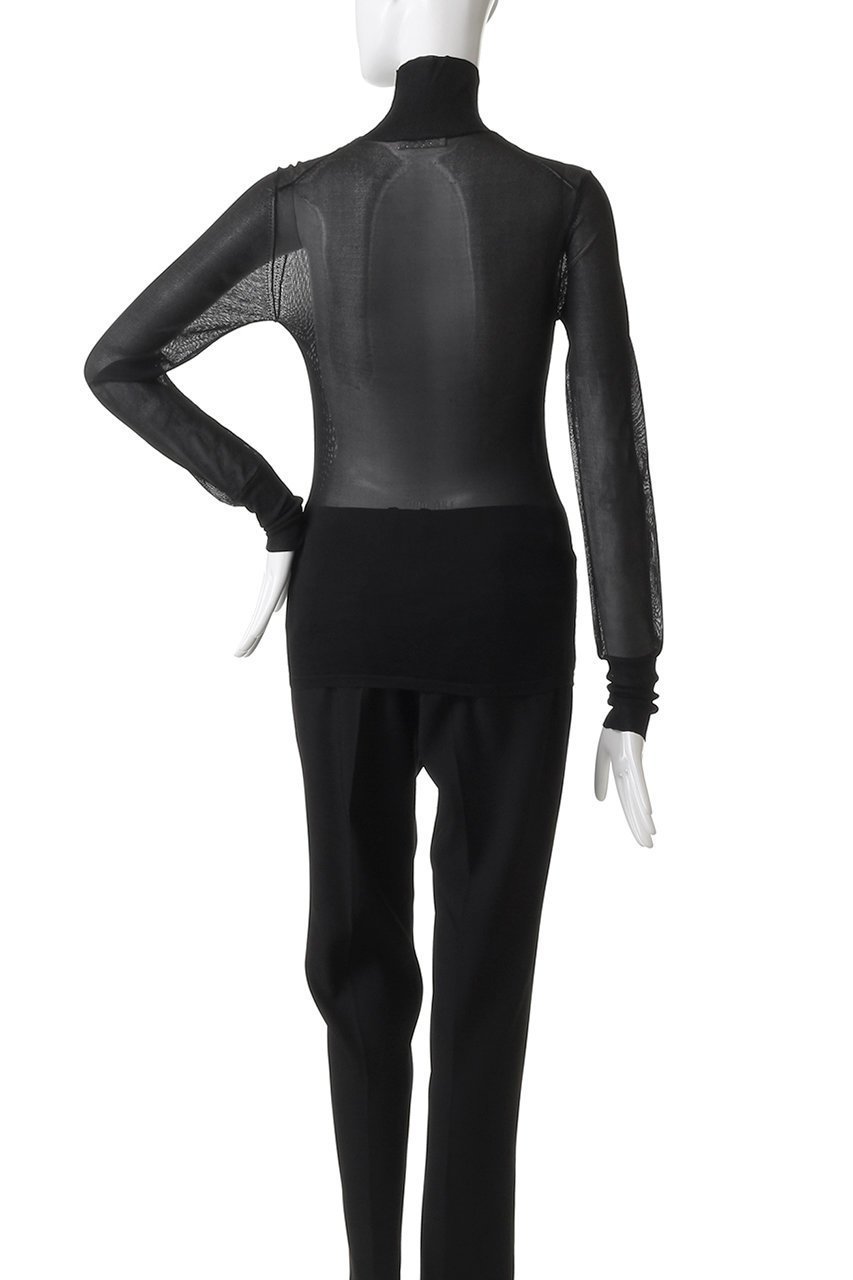 【カナコ サカイ/KANAKO SAKAI】のSHEER ニット タートルネック 人気、トレンドファッション・服の通販 founy(ファニー) 　ファッション　Fashion　レディースファッション　Fashion for Women　トップス・カットソー　Cut & Sew Tops　ニット　Knit Tops & Sweaters　カジュアルプルオーバー・ニットトップス　Pullovers & Knit Tops / Casual Pullovers　タートルネック・ハイネックトップス　Turtlenecks & High-Neck Tops　インナー　Innerwear　コンパクト　Compact, Small Size　シアー　Sheer, See-Through　シンプル　Simple, Minimal　タートルネック　Turtleneck, High Neck　エレガント 上品　Elegant　other-4|ID: prp329100004639175 ipo3291000000035868395