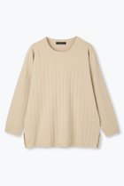 【レリル/lelill】の【8/19 0:00販売開始】ハイテクワイドリブ ニット ライトベージュ|ID: prp329100004639177 ipo3291000000033439332