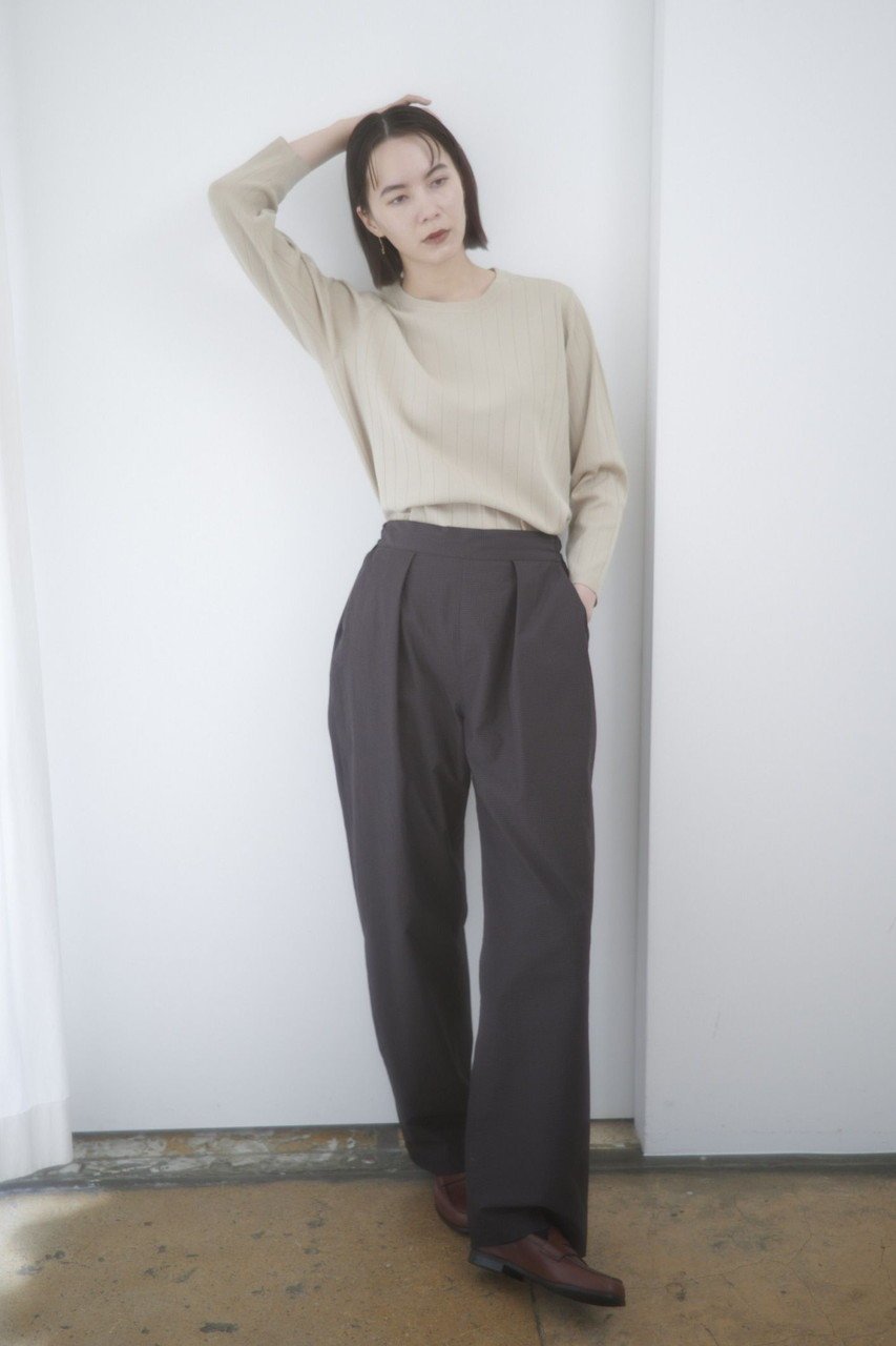 【レリル/lelill】のハイテクワイドリブ ニット 人気、トレンドファッション・服の通販 founy(ファニー) ファッション Fashion レディースファッション Fashion for Women トップス・カットソー Cut & Sew Tops ニット Knit Tops & Sweaters カジュアルプルオーバー・ニットトップス Pullovers & Knit Tops / Casual Pullovers シンプル Simple, Minimal リブニット Rib Knit, Ribbed Knit ワイドリブ Wide Rib, Wide Ribbed Knit 洗える Machine Washable other-6|ID: prp329100004639177 ipo3291000000035780405