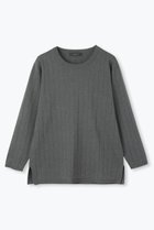 【レリル/lelill】のハイテクワイドリブ ニット チャコールグレー|ID: prp329100004639177 ipo3291000000036038954
