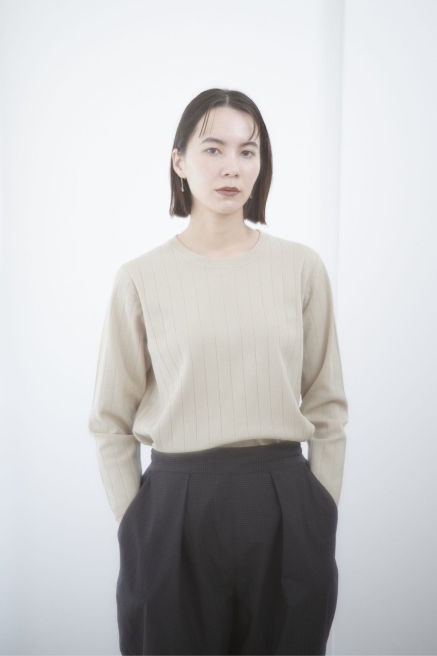【レリル/lelill】のハイテクワイドリブ ニット 人気、トレンドファッション・服の通販 founy(ファニー) 　ファッション　Fashion　レディースファッション　Fashion for Women　トップス・カットソー　Cut & Sew Tops　ニット　Knit Tops & Sweaters　カジュアルプルオーバー・ニットトップス　Pullovers & Knit Tops / Casual Pullovers　シンプル　Simple, Minimal　リブニット　Rib Knit, Ribbed Knit　ワイドリブ　Wide Rib, Wide Ribbed Knit　洗える　Machine Washable　other-7|ID: prp329100004639177 ipo3291000000036620330