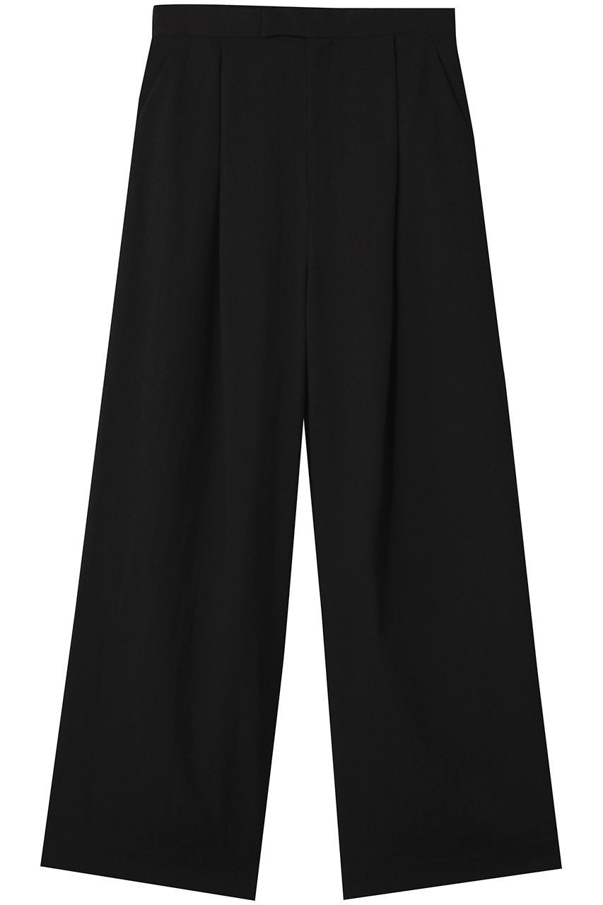 【プルミエ アロンディスモン/1er Arrondissement】のテンセルワイドパンツ インテリア・キッズ・メンズ・レディースファッション・服の通販 founy(ファニー) 　ファッション　Fashion　レディースファッション　Fashion for Women　パンツ　Pants & Trousers　2025年　2025　2025-2026秋冬・A/W　Autumn/Winter 2025–26 AW25–26　カットソー　Cut and Sewn Top　ジャケット　Jacket, Outerwear　ワイド　Wide, Wide Fit　エレガント 上品　Elegant　A/W・秋冬　Autumn/Winter　ブラック|ID: prp329100004639180 ipo3291000000033439357