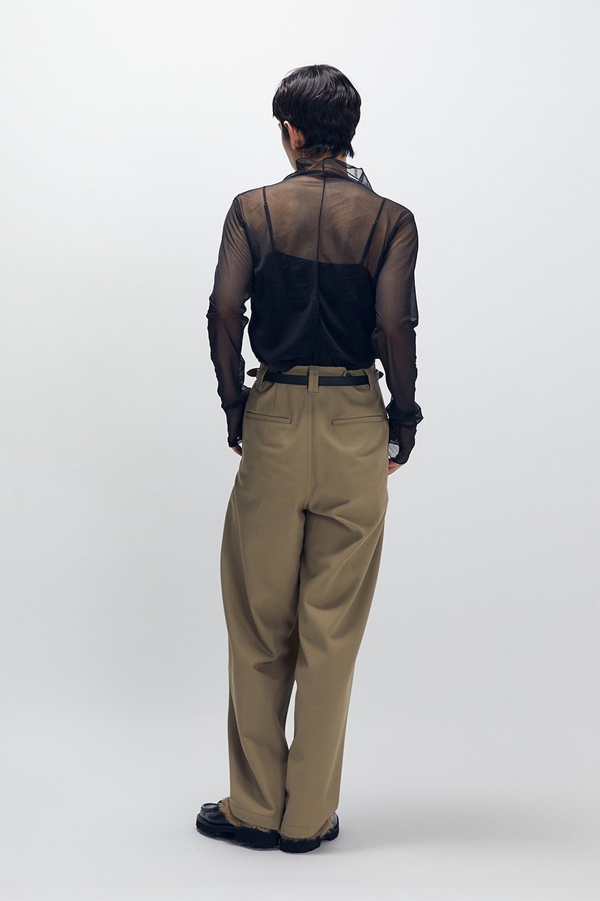 【プルミエ アロンディスモン/1er Arrondissement】の強撚コットンカーブパンツ 人気、トレンドファッション・服の通販 founy(ファニー) 　ファッション　Fashion　レディースファッション　Fashion for Women　パンツ　Pants & Trousers　サンダル　Sandals, Summer Shoes　ワイド　Wide, Wide Fit　other-7|ID: prp329100004639182 ipo3291000000033576704