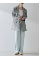 【ウィムガゼット/Whim Gazette】の【THE PAUSE】サテンピンタックパンツ 人気、トレンドファッション・服の通販 founy(ファニー) ファッション Fashion レディースファッション Fashion for Women パンツ Pants & Trousers 2025年 2025 2025-2026秋冬・A/W Autumn/Winter 2025–26 AW25–26 サテン Satin, Glossy Fabric ストレート Straight, Straight Cut センター Center, Center Line ワイド Wide, Wide Fit エレガント 上品 Elegant A/W・秋冬 Autumn/Winter thumbnail サックスブルー|ID: prp329100004639184 ipo3291000000033439380
