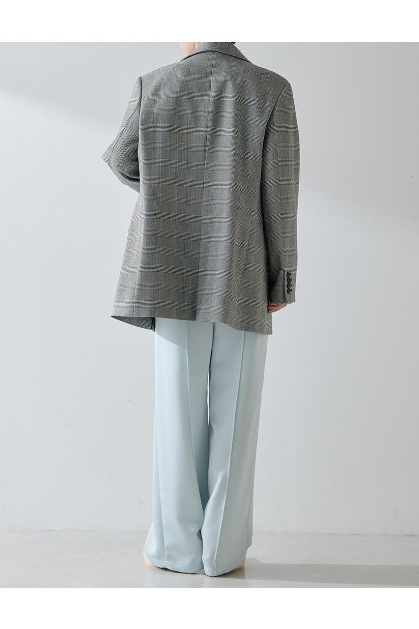 【ウィムガゼット/Whim Gazette】の【THE PAUSE】サテンピンタックパンツ 人気、トレンドファッション・服の通販 founy(ファニー) 　ファッション　Fashion　レディースファッション　Fashion for Women　パンツ　Pants & Trousers　2025年　2025　2025-2026秋冬・A/W　Autumn/Winter 2025–26 AW25–26　サテン　Satin, Glossy Fabric　ストレート　Straight, Straight Cut　センター　Center, Center Line　ワイド　Wide, Wide Fit　エレガント 上品　Elegant　A/W・秋冬　Autumn/Winter　other-4|ID: prp329100004639184 ipo3291000000033439383