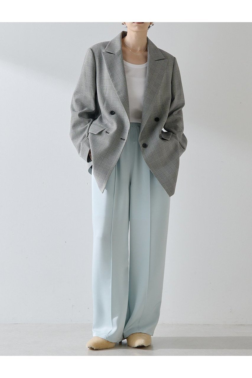 【ウィムガゼット/Whim Gazette】の【THE PAUSE】サテンピンタックパンツ 人気、トレンドファッション・服の通販 founy(ファニー) 　ファッション　Fashion　レディースファッション　Fashion for Women　パンツ　Pants & Trousers　2025年　2025　2025-2026秋冬・A/W　Autumn/Winter 2025–26 AW25–26　サテン　Satin, Glossy Fabric　ストレート　Straight, Straight Cut　センター　Center, Center Line　ワイド　Wide, Wide Fit　エレガント 上品　Elegant　A/W・秋冬　Autumn/Winter　other-6|ID: prp329100004639184 ipo3291000000033439385