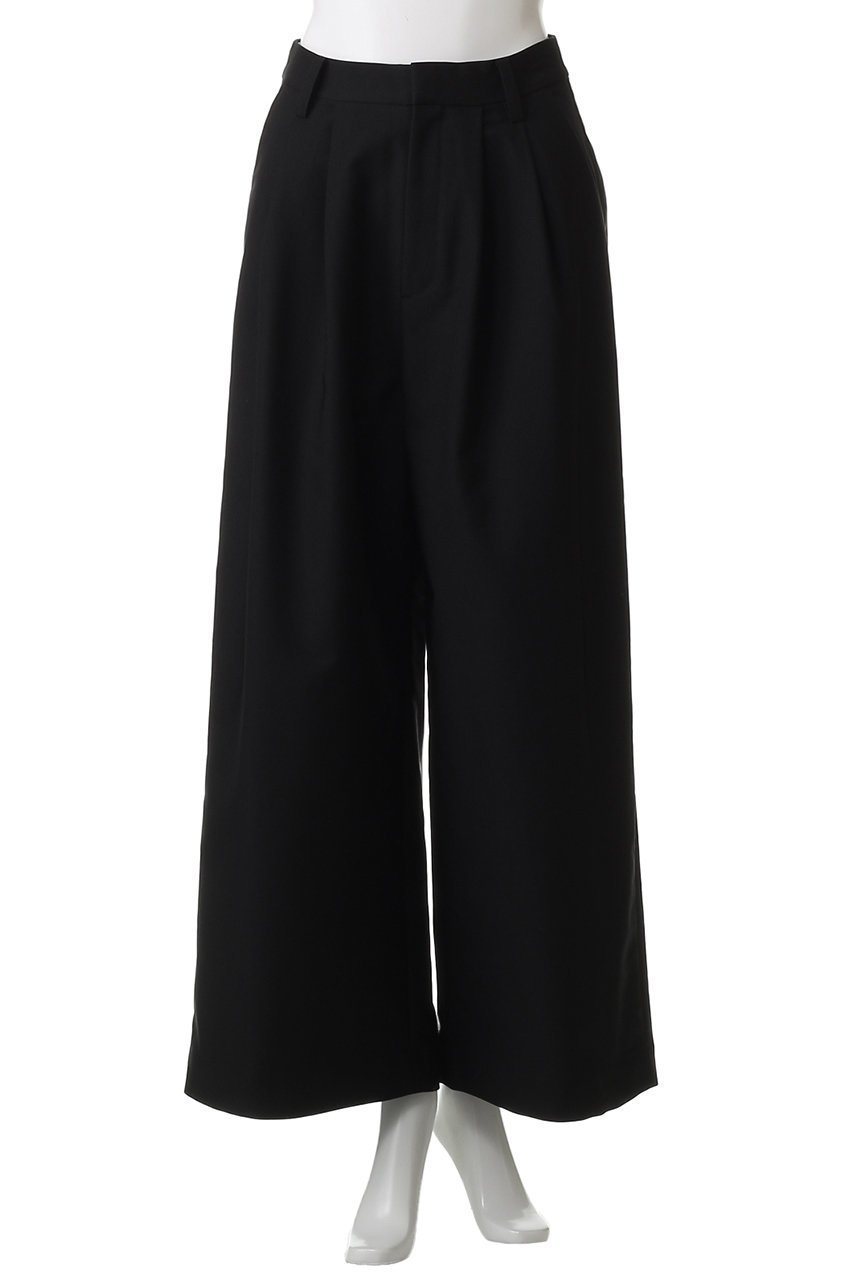 【ランバン オン ブルー/LANVIN en Bleu】のコットンギャバツータックパンツ 人気、トレンドファッション・服の通販 founy(ファニー) 　ファッション　Fashion　レディースファッション　Fashion for Women　パンツ　Pants & Trousers　2025年　2025　2025-2026秋冬・A/W　Autumn/Winter 2025–26 AW25–26　ワイド　Wide, Wide Fit　A/W・秋冬　Autumn/Winter　other-2|ID: prp329100004639193 ipo3291000000033439443