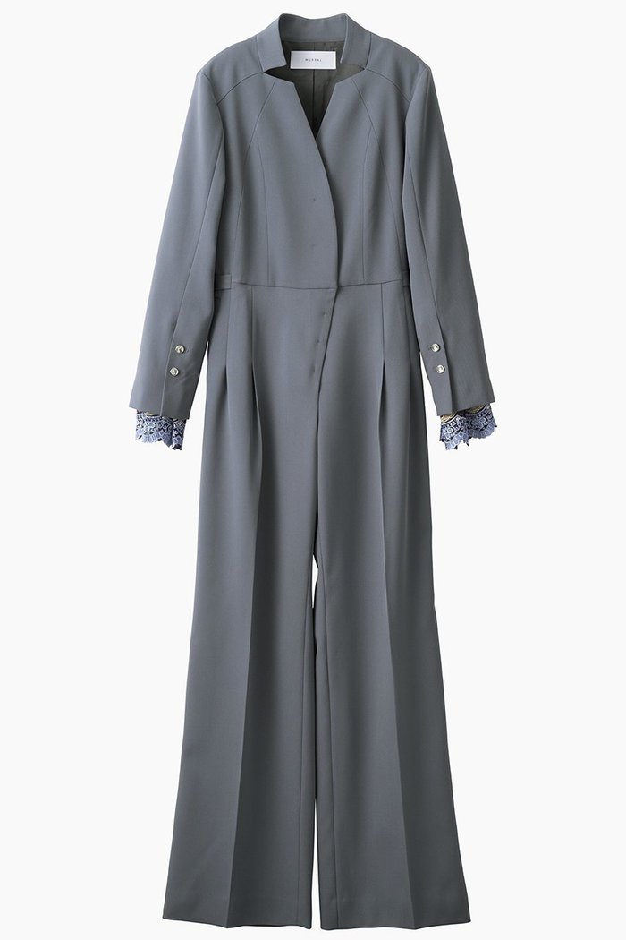 【ミューラル/MURRAL】のSlit sleeve lace ジャンプスーツ インテリア・キッズ・メンズ・レディースファッション・服の通販 founy(ファニー) https://founy.com/ ファッション Fashion レディースファッション Fashion for Women パンツ Pants & Trousers オケージョン Occasion Wear カッティング Cutting Detail カフス Cuff Design ストレート Straight, Straight Cut スリット Slit, Slit Detail スリーブ Sleeve, Long Sleeve / Short Sleeve スーツ Suit, Formalwear テーラード Tailored, Tailored Fit フォルム Silhouette, Form レース Lace, Lace Fabric 新作・新入荷 New Arrivals / New In |ID: prp329100004639196 ipo3291000000033439463
