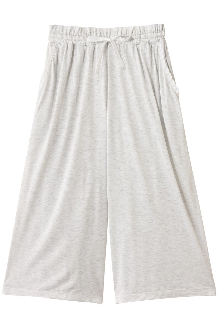 【キッドブルー/KID BLUE】の25レーヨン天竺ボトムス インテリア・キッズ・メンズ・レディースファッション・服の通販 founy(ファニー) 　ファッション　Fashion　レディースファッション　Fashion for Women　おすすめ　Recommended / Our Picks　お家時間・ステイホーム　Stay Home / At Home　とろみ　Fluid, Flowy Fabric　セットアップ　Set-Up, Coordinated Outfit　パジャマ　Pajamas, Sleepwear　フェミニン　Feminine, Girly　フリル　Frill, Ruffle　ポケット　Pocket, Pocket Detail　エレガント 上品　Elegant　夏　Summer　新作・新入荷　New Arrivals / New In　ライトグレー|ID: prp329100004639198 ipo3291000000033439482