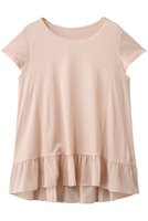 【キッドブルー/KID BLUE】の25レーヨン天竺トップス 人気、トレンドファッション・服の通販 founy(ファニー) ファッション Fashion レディースファッション Fashion for Women トップス・カットソー Cut & Sew Tops おすすめ Recommended / Our Picks お家時間・ステイホーム Stay Home / At Home とろみ Fluid, Flowy Fabric セットアップ Set-Up, Coordinated Outfit パジャマ Pajamas, Sleepwear フェミニン Feminine, Girly フリル Frill, Ruffle エレガント 上品 Elegant 夏 Summer 新作・新入荷 New Arrivals / New In |ID:prp329100004639200