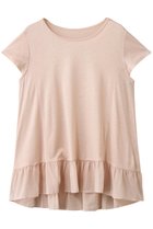 【キッドブルー/KID BLUE】の25レーヨン天竺トップス 人気、トレンドファッション・服の通販 founy(ファニー) ファッション Fashion レディースファッション Fashion for Women トップス・カットソー Cut & Sew Tops おすすめ Recommended / Our Picks お家時間・ステイホーム Stay Home / At Home とろみ Fluid, Flowy Fabric セットアップ Set-Up, Coordinated Outfit パジャマ Pajamas, Sleepwear フェミニン Feminine, Girly フリル Frill, Ruffle エレガント 上品 Elegant 夏 Summer 新作・新入荷 New Arrivals / New In thumbnail ピンク|ID: prp329100004639200 ipo3291000000033439492
