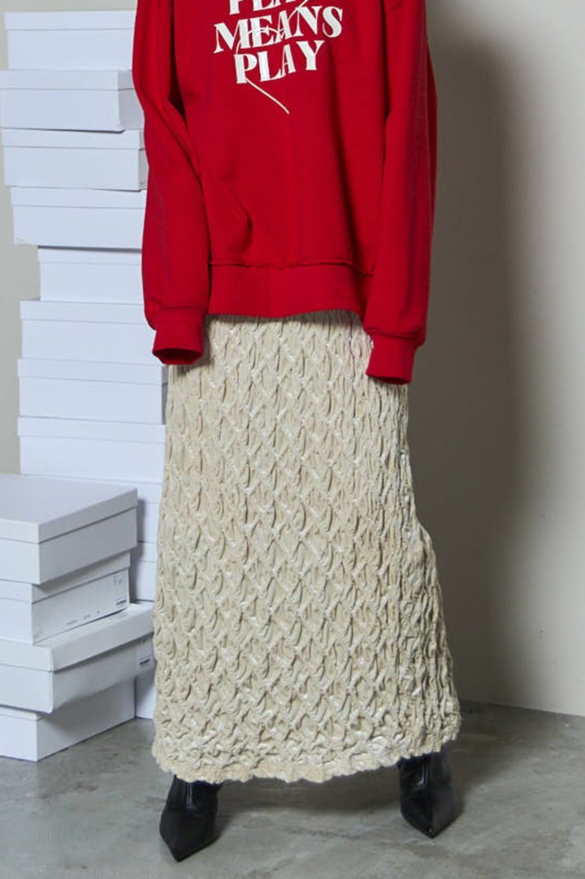 【メゾンスペシャル/MAISON SPECIAL】のVelor Shirring Skirt/ベロアシャーリングスカート 人気、トレンドファッション・服の通販 founy(ファニー) 　ファッション　Fashion　レディースファッション　Fashion for Women　スカート　Skirts　ロングスカート　Long Skirts / Maxi & Midi Skirts　2025年　2025　2025-2026秋冬・A/W　Autumn/Winter 2025–26 AW25–26　シャーリング　Shirring, Ruched　ストレッチ　Stretch, Stretchy Fabric　ストレート　Straight, Straight Cut　スリット　Slit, Slit Detail　フィット　Fit, Slim Fit　ベロア　Velour, Soft Velvet　マキシ　Maxi, Full Length　リラックス　Relax, Relaxed Fit　ロング　Long, Long-Length　エレガント 上品　Elegant　A/W・秋冬　Autumn/Winter　other-7|ID: prp329100004639204 ipo3291000000033439534
