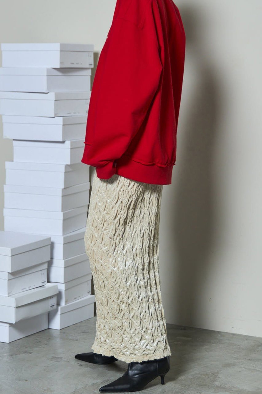 【メゾンスペシャル/MAISON SPECIAL】のVelor Shirring Skirt/ベロアシャーリングスカート 人気、トレンドファッション・服の通販 founy(ファニー) 　ファッション　Fashion　レディースファッション　Fashion for Women　スカート　Skirts　ロングスカート　Long Skirts / Maxi & Midi Skirts　2025年　2025　2025-2026秋冬・A/W　Autumn/Winter 2025–26 AW25–26　シャーリング　Shirring, Ruched　ストレッチ　Stretch, Stretchy Fabric　ストレート　Straight, Straight Cut　スリット　Slit, Slit Detail　フィット　Fit, Slim Fit　ベロア　Velour, Soft Velvet　マキシ　Maxi, Full Length　リラックス　Relax, Relaxed Fit　ロング　Long, Long-Length　エレガント 上品　Elegant　A/W・秋冬　Autumn/Winter　other-8|ID: prp329100004639204 ipo3291000000033439535