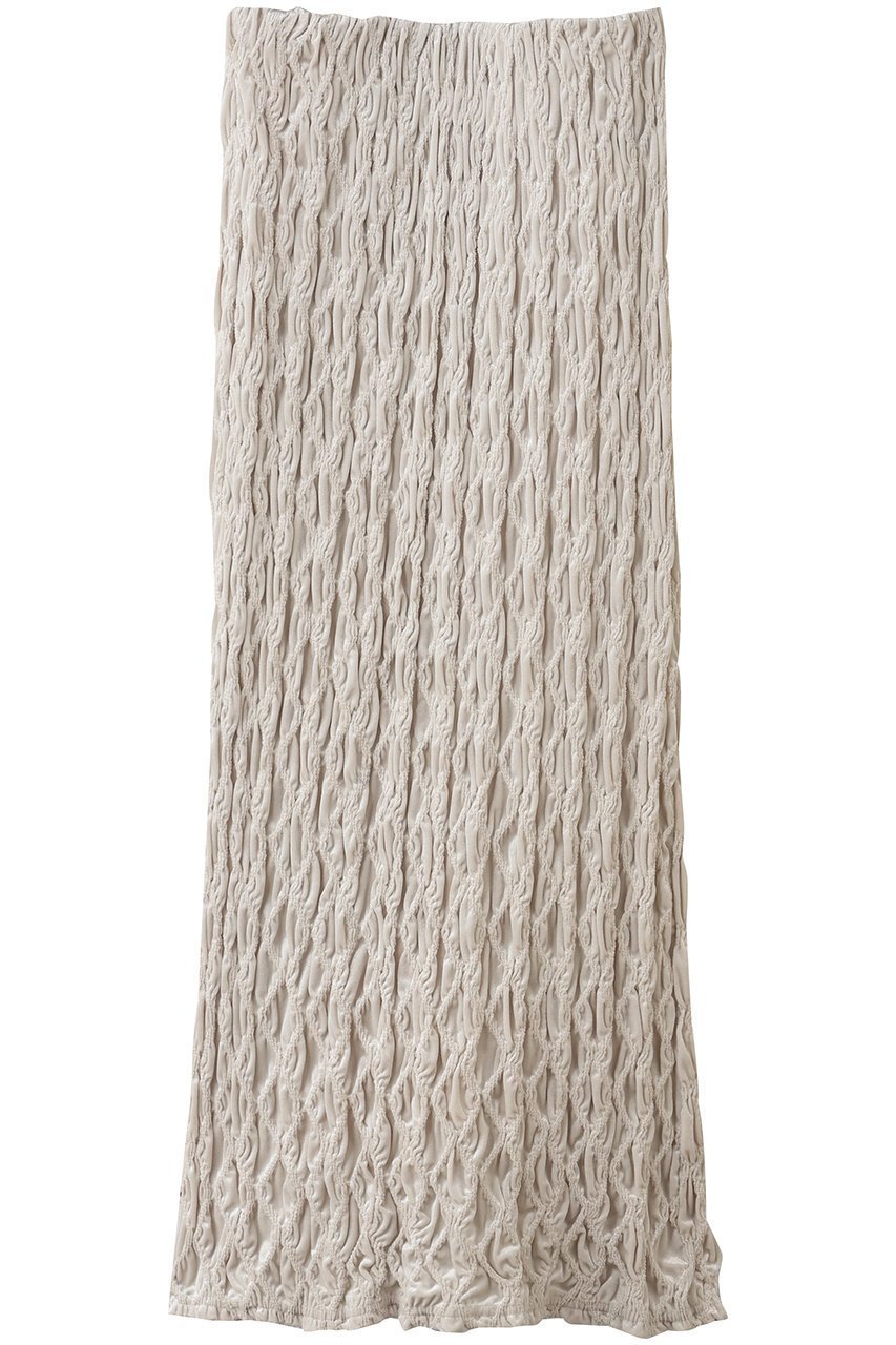 【メゾンスペシャル/MAISON SPECIAL】のVelor Shirring Skirt/ベロアシャーリングスカート インテリア・キッズ・メンズ・レディースファッション・服の通販 founy(ファニー) ファッション Fashion レディースファッション Fashion for Women スカート Skirts ロングスカート Long Skirts / Maxi & Midi Skirts シャーリング Shirring, Ruched ストレッチ Stretch, Stretchy Fabric ストレート Straight, Straight Cut スリット Slit, Slit Detail フィット Fit, Slim Fit ベロア Velour, Soft Velvet マキシ Maxi, Full Length リラックス Relax, Relaxed Fit ロング Long, Long-Length エレガント 上品 Elegant O.WHT(オフホワイト)|ID: prp329100004639204 ipo3291000000036692342