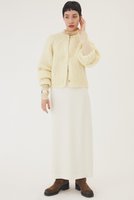 【ウィムガゼット/Whim Gazette】の【THE PAUSE】サテンIラインスカート 人気、トレンドファッション・服の通販 founy(ファニー) ファッション Fashion レディースファッション Fashion for Women スカート Skirts ロングスカート Long Skirts / Maxi & Midi Skirts 2025年 2025 2025-2026秋冬・A/W Autumn/Winter 2025–26 AW25–26 ギャザー Gathered, Ruffled サテン Satin, Glossy Fabric シンプル Simple, Minimal スリット Slit, Slit Detail ロング Long, Long-Length エレガント 上品 Elegant 台形 A-Line, Trapezoid Shape A/W・秋冬 Autumn/Winter |ID:prp329100004639205