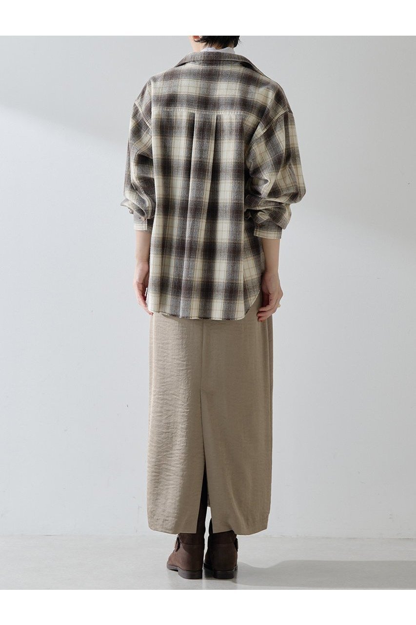 【ウィムガゼット/Whim Gazette】の【THE PAUSE】サテンIラインスカート 人気、トレンドファッション・服の通販 founy(ファニー) 　ファッション　Fashion　レディースファッション　Fashion for Women　スカート　Skirts　ロングスカート　Long Skirts / Maxi & Midi Skirts　2025年　2025　2025-2026秋冬・A/W　Autumn/Winter 2025–26 AW25–26　ギャザー　Gathered, Ruffled　サテン　Satin, Glossy Fabric　シンプル　Simple, Minimal　スリット　Slit, Slit Detail　ロング　Long, Long-Length　エレガント 上品　Elegant　台形　A-Line, Trapezoid Shape　A/W・秋冬　Autumn/Winter　other-4|ID: prp329100004639205 ipo3291000000033439545