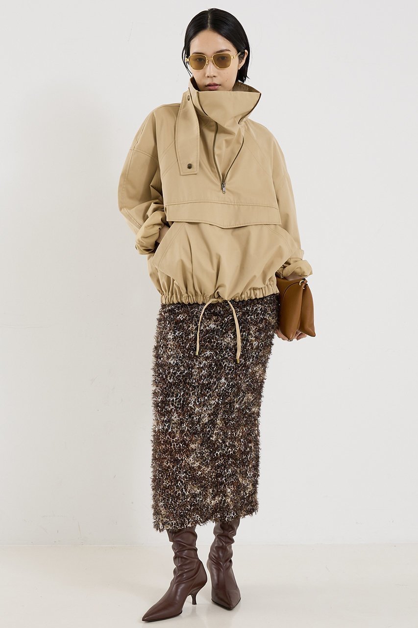 【ザ ストア バイ シー/THE STORE by C】の【COCUCA】レオパードシャギースカート 人気、トレンドファッション・服の通販 founy(ファニー) 　ファッション　Fashion　レディースファッション　Fashion for Women　スカート　Skirts　ロングスカート　Long Skirts / Maxi & Midi Skirts　2025年　2025　2025-2026秋冬・A/W　Autumn/Winter 2025–26 AW25–26　おすすめ　Recommended / Our Picks　エレガント 上品　Elegant　シルク　Silk, 100% Silk　ジャカード／ジャガード　Jacquard, Woven Pattern　フェザー　Feather, Feather Detail　プリント　Print, Printed Pattern　ミックス　Mix, Mixed Style　レオパード　Leopard, Animal Print　ロング　Long, Long-Length　A/W・秋冬　Autumn/Winter　other-4|ID: prp329100004639209 ipo3291000000033439567