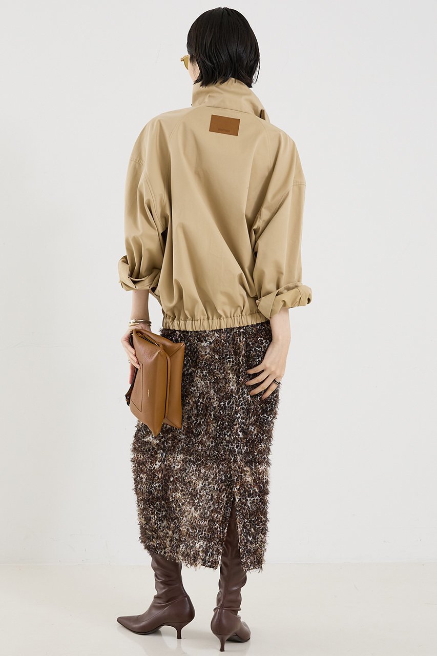 【ザ ストア バイ シー/THE STORE by C】の【COCUCA】レオパードシャギースカート 人気、トレンドファッション・服の通販 founy(ファニー) 　ファッション　Fashion　レディースファッション　Fashion for Women　スカート　Skirts　ロングスカート　Long Skirts / Maxi & Midi Skirts　おすすめ　Recommended / Our Picks　エレガント 上品　Elegant　シルク　Silk, 100% Silk　ジャカード／ジャガード　Jacquard, Woven Pattern　フェザー　Feather, Feather Detail　プリント　Print, Printed Pattern　ミックス　Mix, Mixed Style　レオパード　Leopard, Animal Print　ロング　Long, Long-Length　other-5|ID: prp329100004639209 ipo3291000000035868423