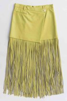 【メゾンスペシャル/MAISON SPECIAL】のVegan Leather Fringe Wrap Skirt/ヴィーガンレザーフリンジラップスカート 人気、トレンドファッション・服の通販 founy(ファニー) ファッション Fashion レディースファッション Fashion for Women スカート Skirts ロングスカート Long Skirts / Maxi & Midi Skirts 2025年 2025 2025-2026秋冬・A/W Autumn/Winter 2025–26 AW25–26 シンプル Simple, Minimal ドレス Dress, One-Piece フリンジ Fringe, Tassel ボトム Bottoms, Lower Wear ラップ Wrap, Wrap Design リアル Real, Realistic ロング Long, Long-Length A/W・秋冬 Autumn/Winter thumbnail LIME(ライム)|ID: prp329100004639210 ipo3291000000033439575