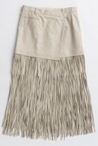 【メゾンスペシャル/MAISON SPECIAL】のVegan Leather Fringe Wrap Skirt/ヴィーガンレザーフリンジラップスカート 人気、トレンドファッション・服の通販 founy(ファニー) ファッション Fashion レディースファッション Fashion for Women スカート Skirts ロングスカート Long Skirts / Maxi & Midi Skirts 2025年 2025 2025-2026秋冬・A/W Autumn/Winter 2025–26 AW25–26 シンプル Simple, Minimal ドレス Dress, One-Piece フリンジ Fringe, Tassel ボトム Bottoms, Lower Wear ラップ Wrap, Wrap Design リアル Real, Realistic ロング Long, Long-Length A/W・秋冬 Autumn/Winter thumbnail WHT(ホワイト)|ID: prp329100004639210 ipo3291000000033439576