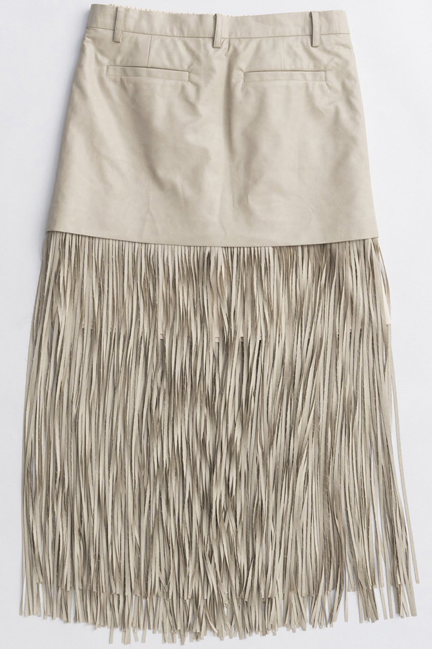 【メゾンスペシャル/MAISON SPECIAL】のVegan Leather Fringe Wrap Skirt/ヴィーガンレザーフリンジラップスカート 人気、トレンドファッション・服の通販 founy(ファニー) 　ファッション　Fashion　レディースファッション　Fashion for Women　スカート　Skirts　ロングスカート　Long Skirts / Maxi & Midi Skirts　2025年　2025　2025-2026秋冬・A/W　Autumn/Winter 2025–26 AW25–26　シンプル　Simple, Minimal　ドレス　Dress, One-Piece　フリンジ　Fringe, Tassel　ボトム　Bottoms, Lower Wear　ラップ　Wrap, Wrap Design　リアル　Real, Realistic　ロング　Long, Long-Length　A/W・秋冬　Autumn/Winter　other-4|ID: prp329100004639210 ipo3291000000033439582