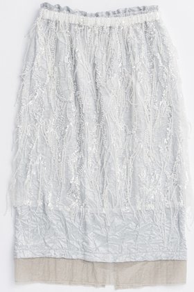 【メゾンスペシャル/MAISON SPECIAL】 Satin Combination Bijou Skirt/サテンコンビビジュースカート人気、トレンドファッション・服の通販 founy(ファニー) ファッション Fashion レディースファッション Fashion for Women スカート Skirts ロングスカート Long Skirts / Maxi & Midi Skirts 2025年 2025 2025-2026秋冬・A/W Autumn/Winter 2025–26 AW25–26 おすすめ Recommended / Our Picks オーガンジー Organza Fabric サテン Satin, Glossy Fabric スパンコール Sequins, Sequin Embellishment セパレート Separate, Two-Piece ドッキング Docking, Mixed Material バランス Balance, Style Balance ボトム Bottoms, Lower Wear ミックス Mix, Mixed Style ロング Long, Long-Length A/W・秋冬 Autumn/Winter |ID:prp329100004639212