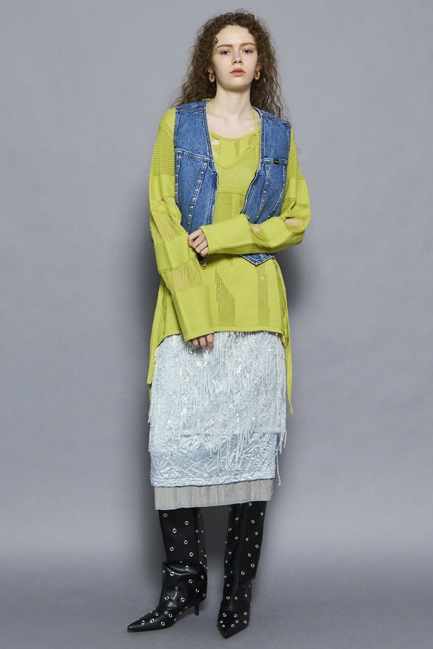 【メゾンスペシャル/MAISON SPECIAL】のSatin Combination Bijou Skirt/サテンコンビビジュースカート 人気、トレンドファッション・服の通販 founy(ファニー) 　ファッション　Fashion　レディースファッション　Fashion for Women　スカート　Skirts　ロングスカート　Long Skirts / Maxi & Midi Skirts　2025年　2025　2025-2026秋冬・A/W　Autumn/Winter 2025–26 AW25–26　おすすめ　Recommended / Our Picks　オーガンジー　Organza Fabric　サテン　Satin, Glossy Fabric　スパンコール　Sequins, Sequin Embellishment　セパレート　Separate, Two-Piece　ドッキング　Docking, Mixed Material　バランス　Balance, Style Balance　ボトム　Bottoms, Lower Wear　ミックス　Mix, Mixed Style　ロング　Long, Long-Length　A/W・秋冬　Autumn/Winter　other-7|ID: prp329100004639212 ipo3291000000033439601