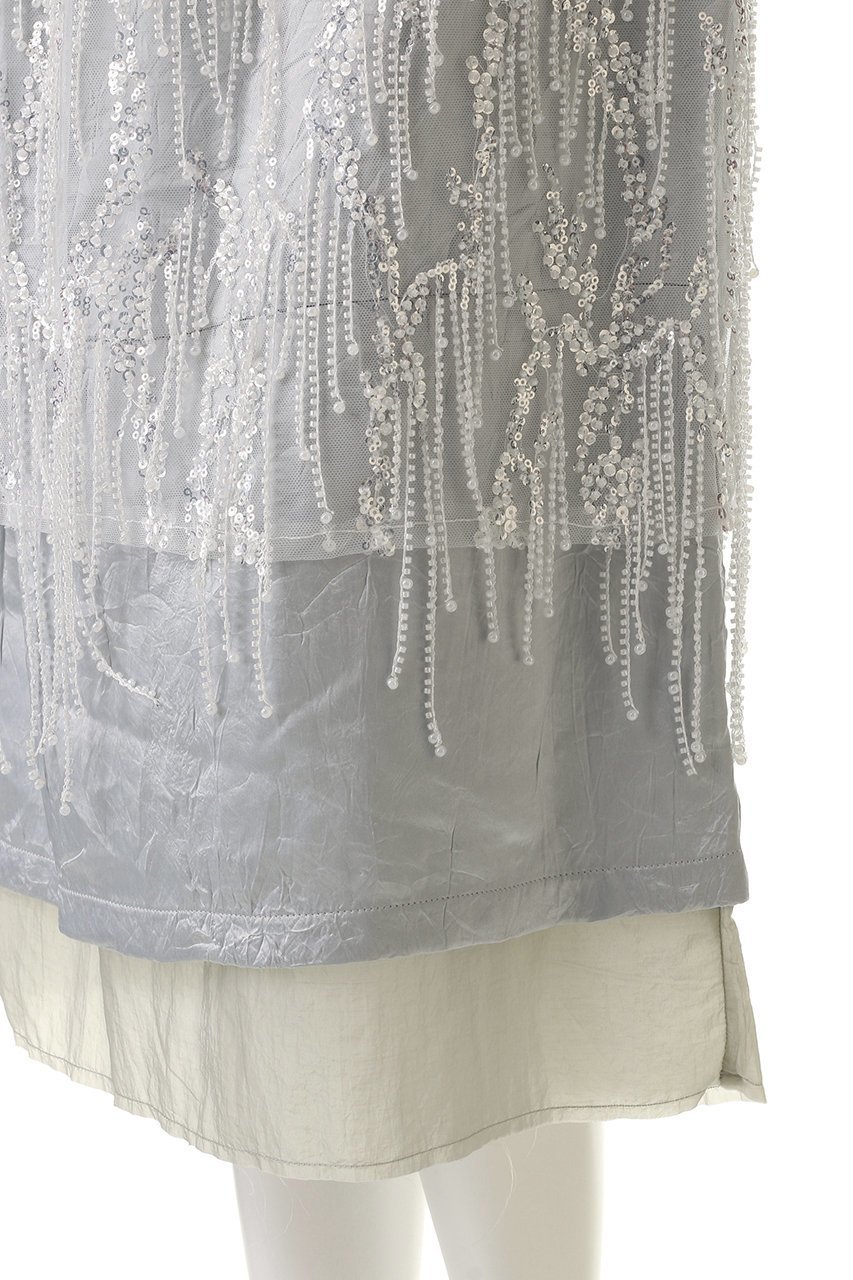 【メゾンスペシャル/MAISON SPECIAL】のSatin Combination Bijou Skirt/サテンコンビビジュースカート 人気、トレンドファッション・服の通販 founy(ファニー) 　ファッション　Fashion　レディースファッション　Fashion for Women　スカート　Skirts　ロングスカート　Long Skirts / Maxi & Midi Skirts　おすすめ　Recommended / Our Picks　オーガンジー　Organza Fabric　サテン　Satin, Glossy Fabric　スパンコール　Sequins, Sequin Embellishment　セパレート　Separate, Two-Piece　ドッキング　Docking, Mixed Material　バランス　Balance, Style Balance　ボトム　Bottoms, Lower Wear　ミックス　Mix, Mixed Style　ロング　Long, Long-Length　A/W・秋冬　Autumn/Winter　other-5|ID: prp329100004639212 ipo3291000000035492493