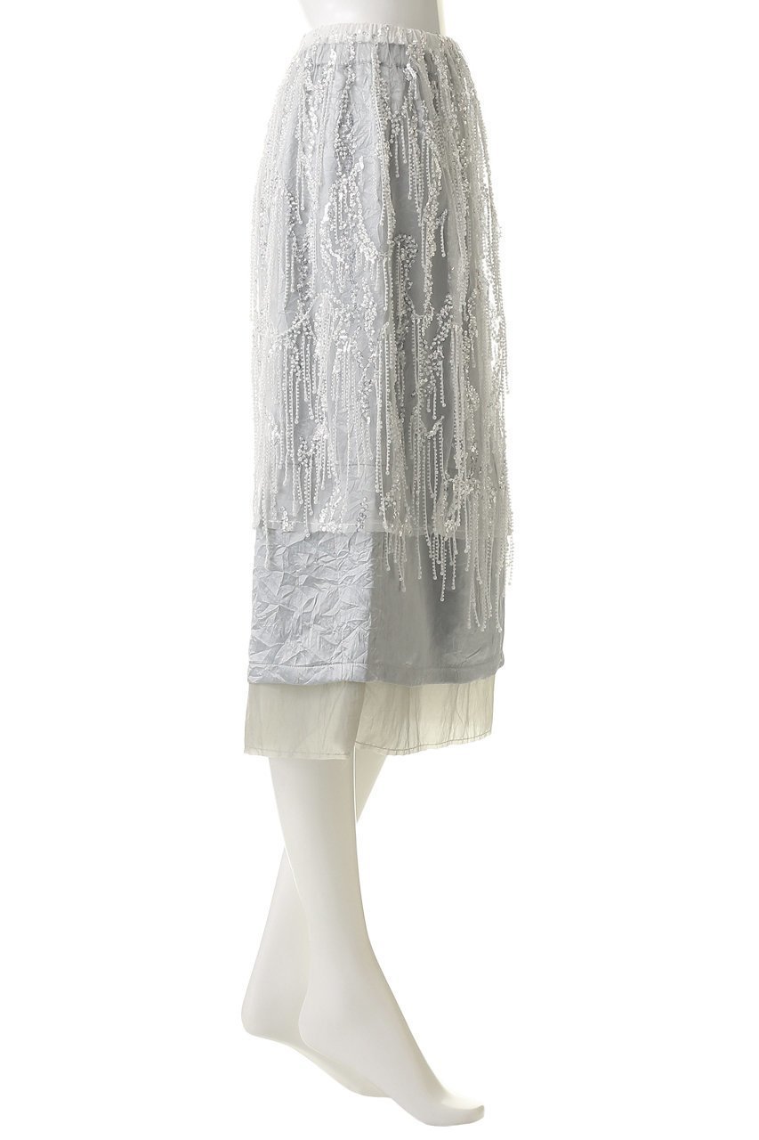 【メゾンスペシャル/MAISON SPECIAL】のSatin Combination Bijou Skirt/サテンコンビビジュースカート 人気、トレンドファッション・服の通販 founy(ファニー) 　ファッション　Fashion　レディースファッション　Fashion for Women　スカート　Skirts　ロングスカート　Long Skirts / Maxi & Midi Skirts　おすすめ　Recommended / Our Picks　オーガンジー　Organza Fabric　サテン　Satin, Glossy Fabric　スパンコール　Sequins, Sequin Embellishment　セパレート　Separate, Two-Piece　ドッキング　Docking, Mixed Material　バランス　Balance, Style Balance　ボトム　Bottoms, Lower Wear　ミックス　Mix, Mixed Style　ロング　Long, Long-Length　A/W・秋冬　Autumn/Winter　other-3|ID: prp329100004639212 ipo3291000000036133105