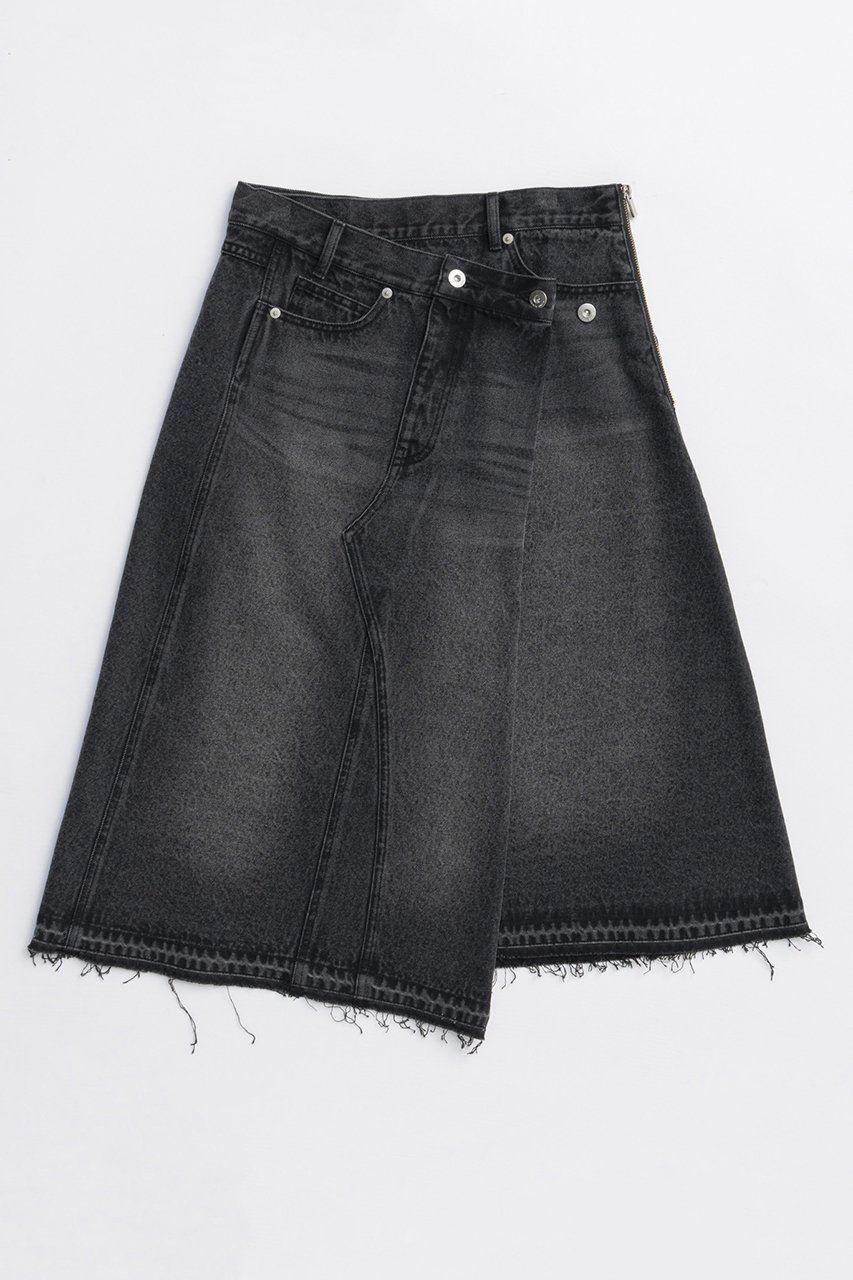 【メゾンスペシャル/MAISON SPECIAL】のAsymmetry Denim Skirt/アシンメトリーデニムスカート インテリア・キッズ・メンズ・レディースファッション・服の通販 founy(ファニー) 　ファッション　Fashion　レディースファッション　Fashion for Women　スカート　Skirts　デニムスカート・カジュアルスカート　Denim Skirts　ロングスカート　Long Skirts / Maxi & Midi Skirts　2025年　2025　2025-2026秋冬・A/W　Autumn/Winter 2025–26 AW25–26　おすすめ　Recommended / Our Picks　デニム　Denim, Jeans Material　バランス　Balance, Style Balance　ポケット　Pocket, Pocket Detail　ロング　Long, Long-Length　A/W・秋冬　Autumn/Winter　BLK(ブラック)|ID: prp329100004639216 ipo3291000000033439624