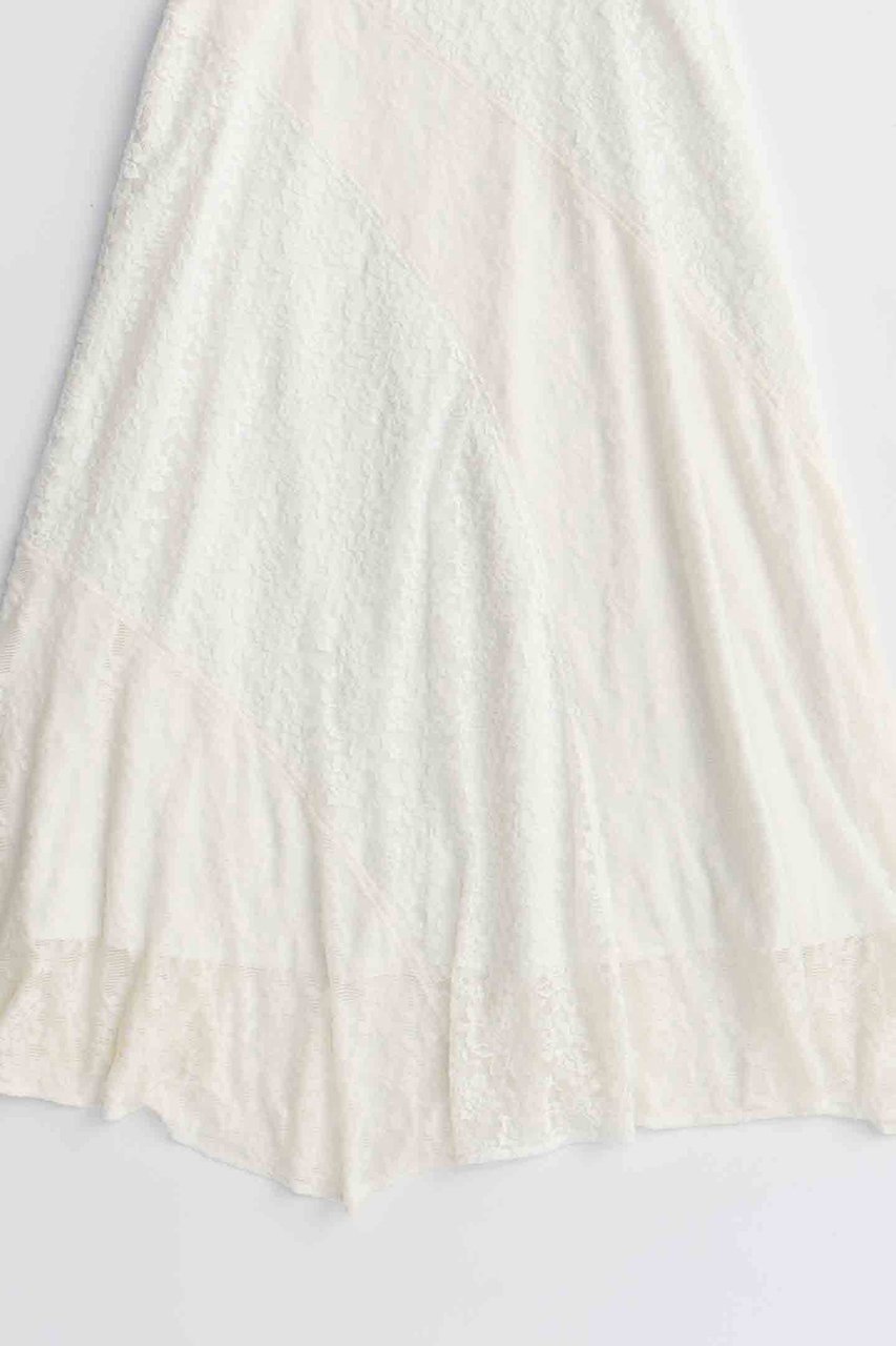 【メゾンスペシャル/MAISON SPECIAL】のRandom Lace Flare Skirt/ランダムレースフレアスカート 人気、トレンドファッション・服の通販 founy(ファニー) 　ファッション　Fashion　レディースファッション　Fashion for Women　スカート　Skirts　Aライン・フレアスカート　A-Line & Flared Skirts　ロングスカート　Long Skirts / Maxi & Midi Skirts　2025年　2025　2025-2026秋冬・A/W　Autumn/Winter 2025–26 AW25–26　インナー　Innerwear　ドッキング　Docking, Mixed Material　ドレープ　Drape, Draping Fabric　レース　Lace, Lace Fabric　ロング　Long, Long-Length　エレガント 上品　Elegant　A/W・秋冬　Autumn/Winter　other-6|ID: prp329100004639218 ipo3291000000033439648