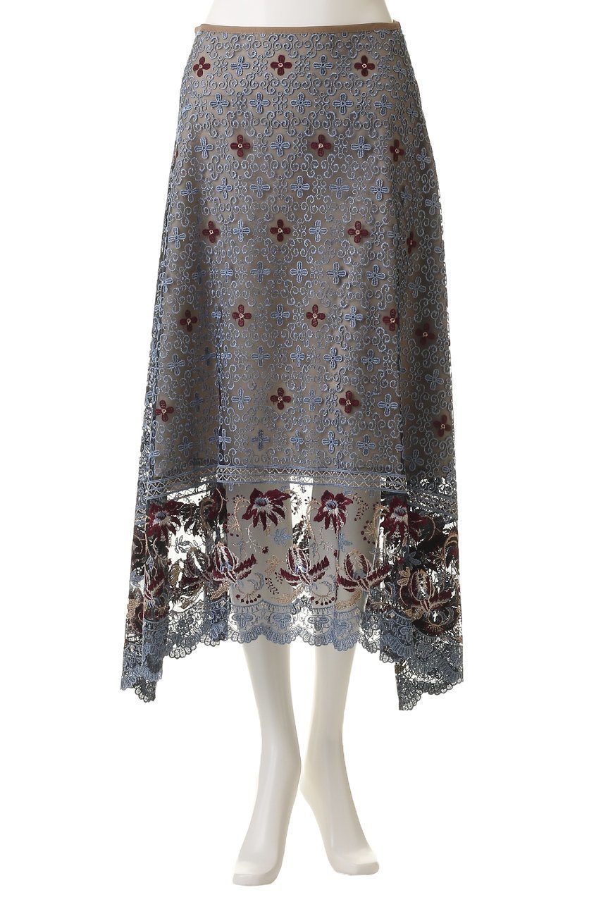 【ミューラル/MURRAL】のEverlasting エンブロイダリー レース スカート 人気、トレンドファッション・服の通販 founy(ファニー) 　ファッション　Fashion　レディースファッション　Fashion for Women　スカート　Skirts　ロングスカート　Long Skirts / Maxi & Midi Skirts　おすすめ　Recommended / Our Picks　エレガント 上品　Elegant　エンブロイダリー　Embroidery Design　セットアップ　Set-Up, Coordinated Outfit　フレア　Flare, Flared　モチーフ　Motif, Design Theme　レース　Lace, Lace Fabric　ロング　Long, Long-Length　other-5|ID: prp329100004639220 ipo3291000000033948878