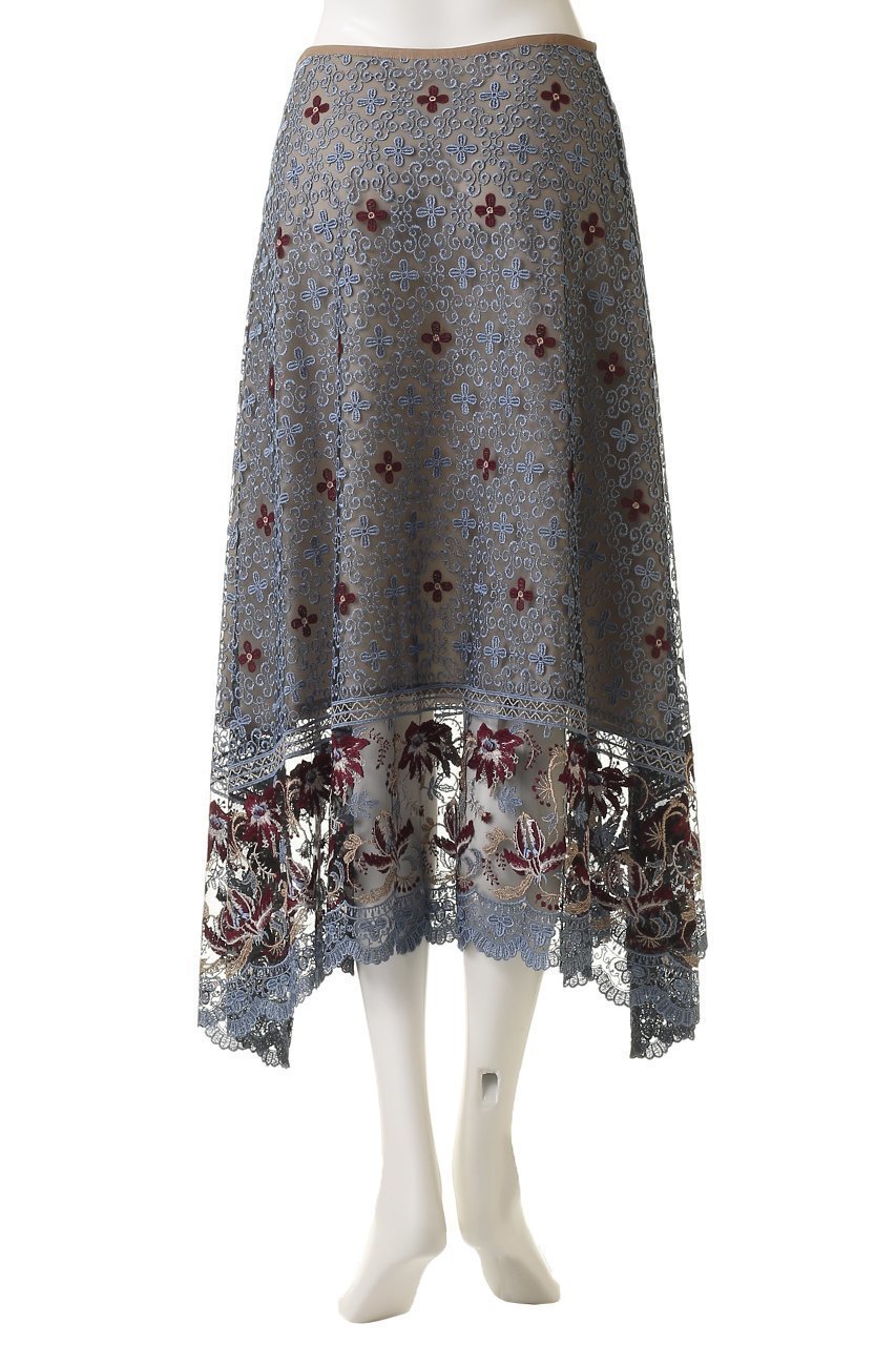 【ミューラル/MURRAL】のEverlasting エンブロイダリー レース スカート 人気、トレンドファッション・服の通販 founy(ファニー) 　ファッション　Fashion　レディースファッション　Fashion for Women　スカート　Skirts　ロングスカート　Long Skirts / Maxi & Midi Skirts　おすすめ　Recommended / Our Picks　エレガント 上品　Elegant　エンブロイダリー　Embroidery Design　セットアップ　Set-Up, Coordinated Outfit　フレア　Flare, Flared　モチーフ　Motif, Design Theme　レース　Lace, Lace Fabric　ロング　Long, Long-Length　other-7|ID: prp329100004639220 ipo3291000000033948880
