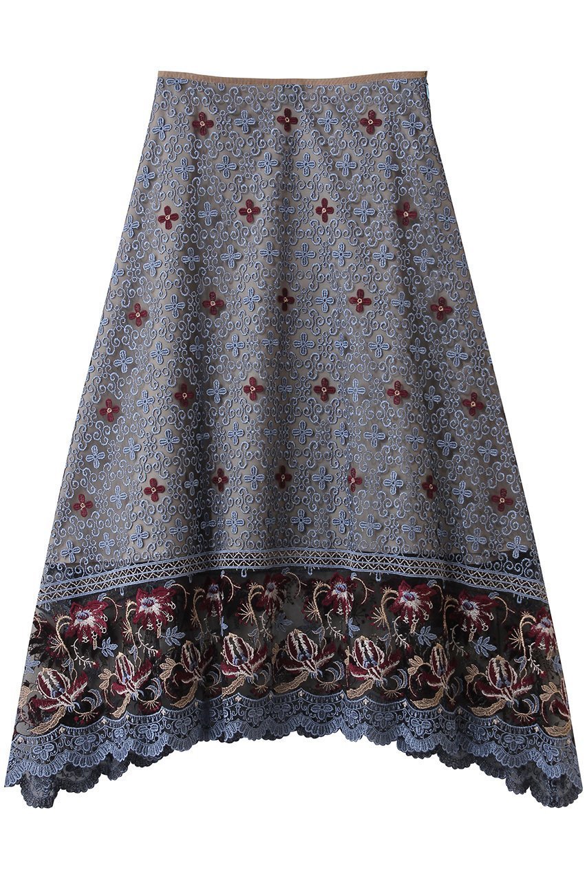 【ミューラル/MURRAL】のEverlasting エンブロイダリー レース スカート 人気、トレンドファッション・服の通販 founy(ファニー) 　ファッション　Fashion　レディースファッション　Fashion for Women　スカート　Skirts　ロングスカート　Long Skirts / Maxi & Midi Skirts　おすすめ　Recommended / Our Picks　エレガント 上品　Elegant　エンブロイダリー　Embroidery Design　セットアップ　Set-Up, Coordinated Outfit　フレア　Flare, Flared　モチーフ　Motif, Design Theme　レース　Lace, Lace Fabric　ロング　Long, Long-Length　 other-1|ID: prp329100004639220 ipo3291000000035841625